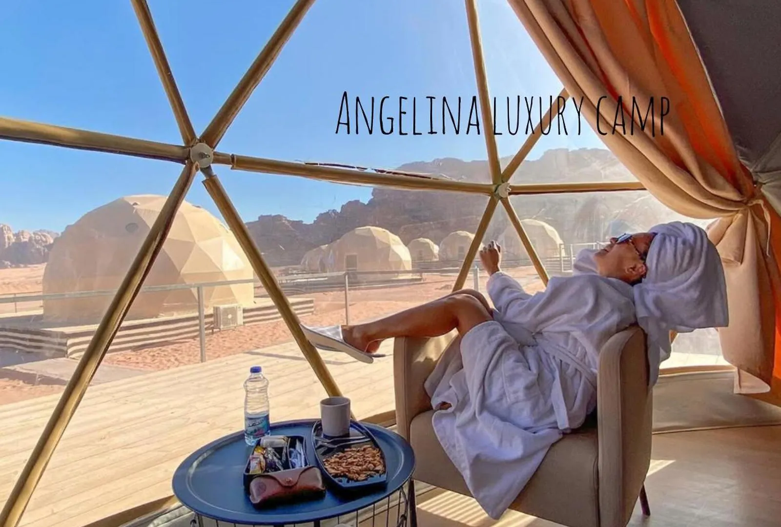 瓦迪拉姆 Angelina Luxury Camp酒店 豪华帐篷