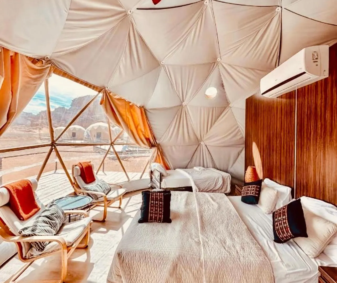 瓦迪拉姆 Angelina Luxury Camp酒店 豪华帐篷